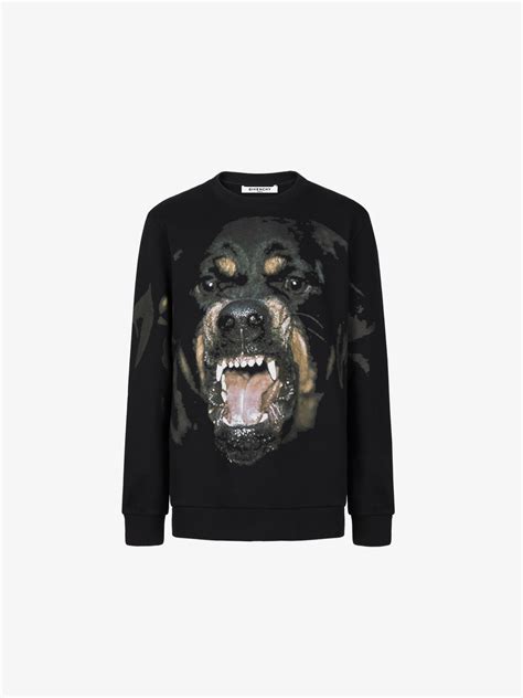 givenchy rottweiler sweatshirt farfetch|Givenchy rottweiler shirt for sale.